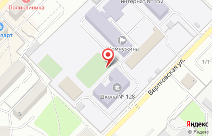 НАДиП на Вертковской улице на карте