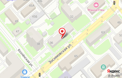 Торгово-сервисная компания Домофон на Зосимовской улице на карте