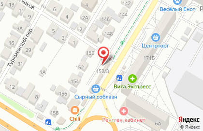 Киоск по продаже кондитерских изделий на Краснознамённой улице на карте