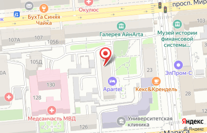 Мастерская по изготовлению ключей КлючСервис-Красноярск в Железнодорожном районе на карте