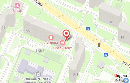 Салон красоты в Москве на карте