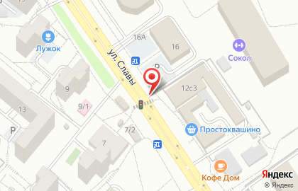 Салон Мир цветов в Советском районе на карте