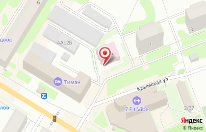 Стоматология Дантист на Крымской улице на карте