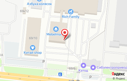 Оптово-розничная сеть магазинов Планета Обои в Кировском районе на карте