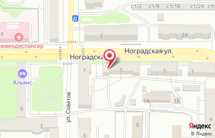 Аптека Социальная на Ноградской улице на карте
