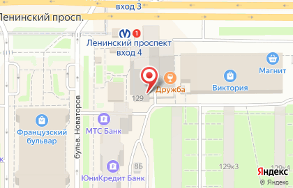 Билайн — домашний интернет и цифровое ТВ на Ленинском проспекте на карте