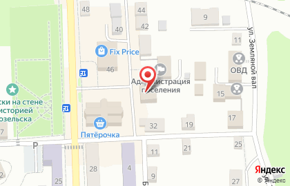 Почта России, АО в Козельске на карте