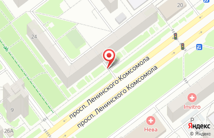 Сказка на проспекте Ленинского Комсомола на карте