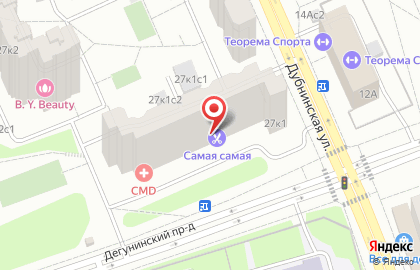 Семья на Дубнинской улице на карте