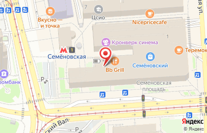 Финансовый магазин Страховая касса на Семёновской площади на карте