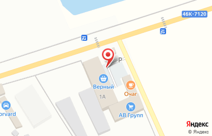Универсам Верный в Москве на карте