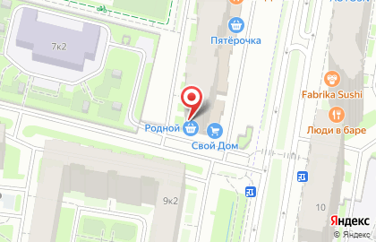 Мини-маркет Родной на Воронцовском бульваре на карте