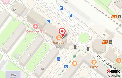 Магия золота на Московской улице на карте