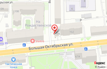 Торговый автомат Ярославская Акватория на Большой Октябрьской улице на карте