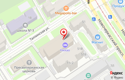 Нихао на Таллинской улице на карте