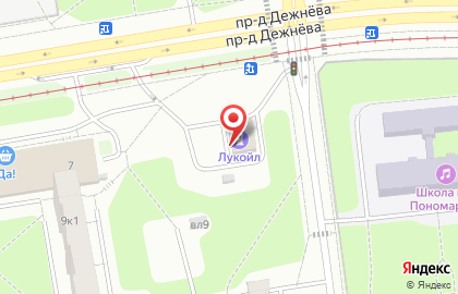 Банкомат Открытие в проезде Дежнёва на карте