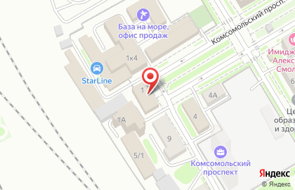 Диагностическая лаборатория Лаборатория ДНК-Диагностики на Площади Гарина-Михайловского на карте