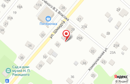 Винный дом на улице Шмидта на карте