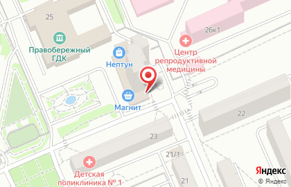 Ладья на Коломенской улице на карте