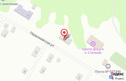 Степное на Первомайской улице на карте