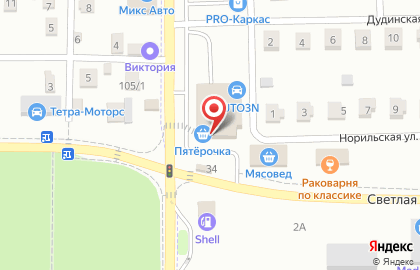 Кафе-кондитерская Патисари на Таймырской улице на карте