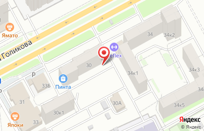 Парикмахерская Тип топ на карте