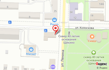 Магазин спортивных товаров Форвард на улице Ленина на карте