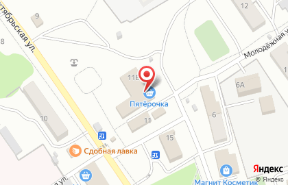 Супермаркет Fix Price на Октябрьской улице на карте