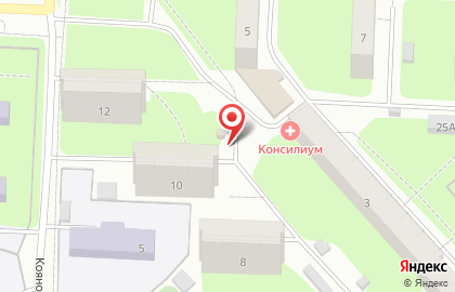 Автоматизированный киоск по продаже артезианской воды Каскад в Свердловском районе на карте