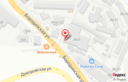 Торгово-сервисная компания Start Motors в Первореченском районе на карте