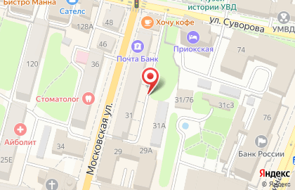 Радикюль на Московской улице на карте