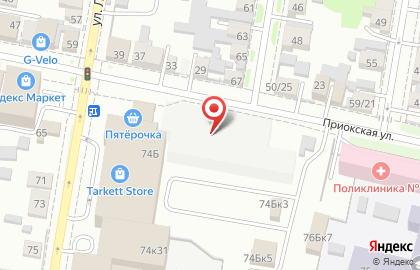 Магазин отделочных материалов на улице Литвинова, 74б к 1 на карте