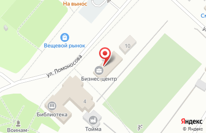 Страховая компания Росгосстрах на улице Ломоносова на карте