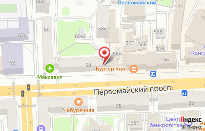 Юридическая Компания по банкротству физических лиц Бизнес-Юрист на карте