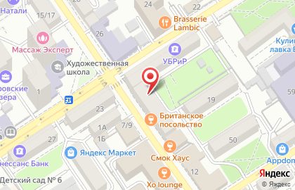 Производственная компания Док-Арт на Средне-Московской улице на карте