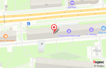 Городская станция скорой медицинской помощи на шоссе Революции на карте