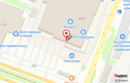 Магазин домашней одежды Indefini в Советском районе на карте