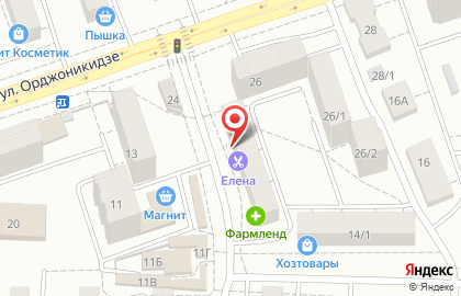 Студия красоты Елена в Калининском районе на карте