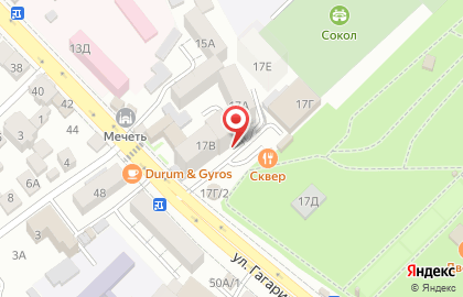 Магазин по продаже платков на карте