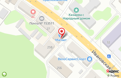 Банкомат СберБанк в Иваново на карте