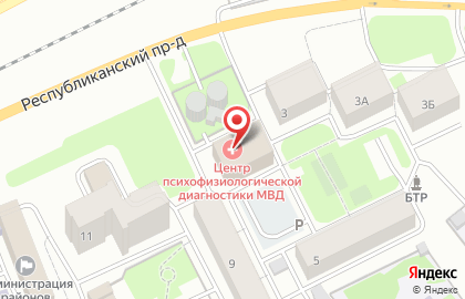 Медико-санитарная часть МВД России по Ярославской области центр государственного санитарно-эпидемиологического надзора на карте