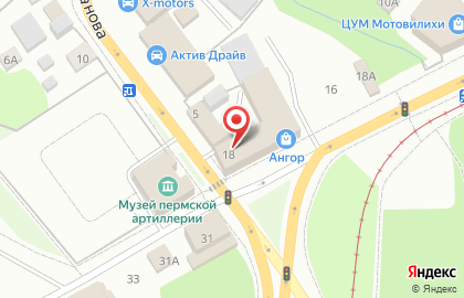 Магазин товаров для рыбалки Клёвый в Мотовилихинском районе на карте
