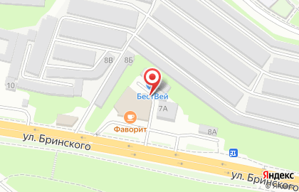 Кафе Фаворит в Нижегородском районе на карте