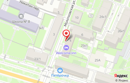 Гостиница Welcome Inn на карте