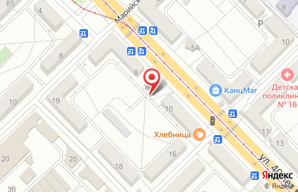 Магазин Красное & Белое в Волгограде на карте