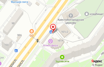 Магазин цветов Цветомания на Московском проспекте на карте