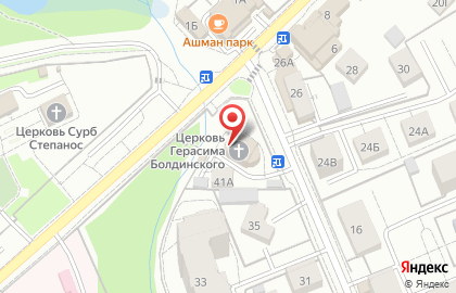 Храм преподобного Герасима Болдинского на карте