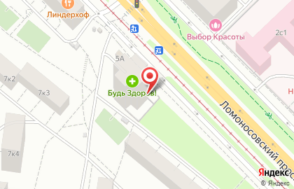 Строительно-сервисная компания Марко-Пул на Ломоносовском проспекте на карте