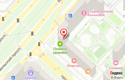 Place2Epil на Комсомольском проспекте на карте