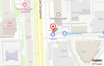 Мастерская по ремонту автостекол на проспекте Юрия Гагарина на карте